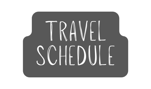 Travel Schedule